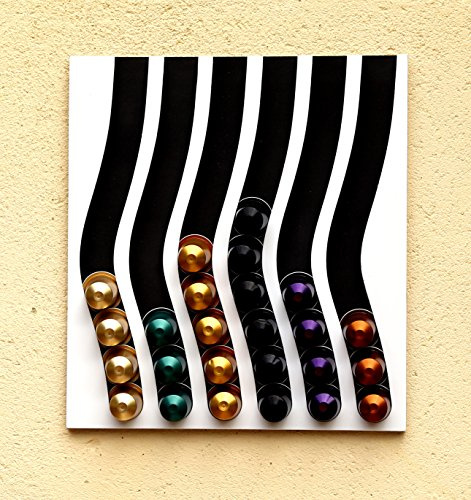 Portacapsule compatibile con capsule nespresso 6N capacità 60 capsule 33x29x1cm