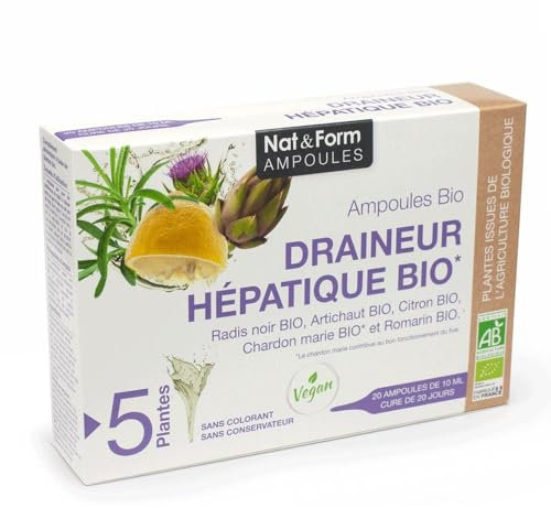 Nat&Form DRAINEUR HEPATIQUE BIO 20 ampoules