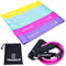 TAVIALO Widerstandsbänder 5er Set + Expander, Fitnessbänder für Krafttraining, Muskelaufbau, Crossfit, Yoga & Physiotherapie – 100% Latex, Verschiedene Widerstandsstufen