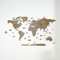 Colorfull Worlds NEU_3D-Weltkarte aus Holz, mehrschichtige Reisekarte mit Hauptstädten, Wanddekoration für neues Zuhause, Geschenk für Reisende, Bürodekoration (L, Vega)