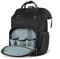 Vicloon Wickeltasche Rucksack mit Babyflaschentasche, Baby Wickelrucksack Wickeltasche, Multifunktional Große Kapazität Babytasche Reisetasche, Babytaschen für Mama und Papa - Schwarz