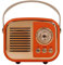 Aresrora Retro Bluetooth Speaker, Vintage Wireless Speaker,Portable Mini Radio Old Fashion Style for Room Decor Kitchen Desk Bedroom Office,Supports TWS Pairing for iPhone,Android Devices (Orange)