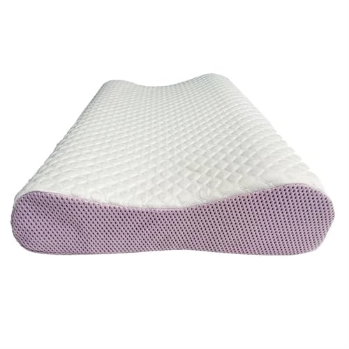 Almohada De LáTex Almohada de pectina transpirable con capa de aire, TPE, lavable con agua, almohada cervical de látex con presión cero, almohada individual for adultos Almohada Cervical De LáTex(With