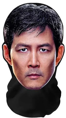 Aristo Solutions Masque intégral avec impression 3D réaliste, respirant, léger et confortable, excellent pour le cosplay, les fêtes, Halloween, le carnaval et les événements (Squid Player 456, Squid