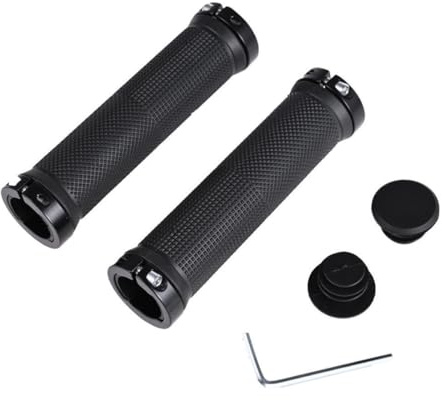 Poignées de Guidon de vélo, 1 Paire,ergonomiques en Caoutchouc Souple antidérapant, pour Scooter Cruiser Chaise roulante en vélo