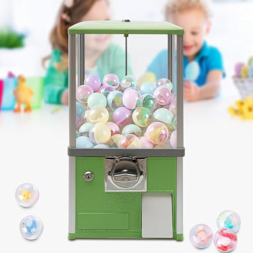 Vending Machines for Business, Commercial Gu Mball Machine Large Load Capacity Gumball Bank, Capsule Toy Vending Machine Dispenser Prize Machine for Game Retail Stores for 4.5-5.5cm Ball