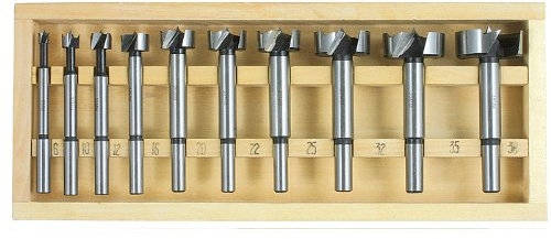 Forstnerbohrer-Satz, 10-teilig
