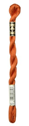 DMC 115 5-921 Pearl Cotton Thread, Copper, Size 5