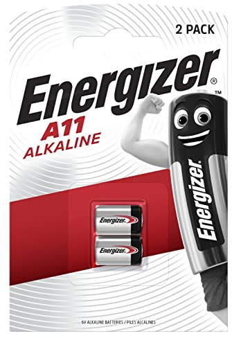 Energizer Spezialbatterie E11A (L1016 Alkali Mangan 6Volt 2er-Packung)