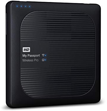 Western Digital My Passport Wireless Pro - Disco Duro Externo (3000 GB, 3.0 (3.1 Gen 1), Negro)