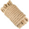 KINGLAKE 12mm Dick Juteseil,10m Jute Hanfseil,Dick Jutekordel Kunst Basteln Garten Schnur für Garten und Dekorieren