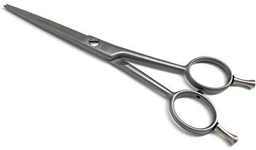 Haarschere profi Friseurschere - solinger Haarschere - Bartschere- 6 zoll- für Links und Rechtshänder- Made in Solingen- ZWEI abschraubbare Haken- Mikroverzahnung
