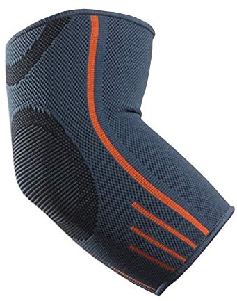 VITTO Tutore Epicondilite Gomito - Gomitiera per Tendinite, Muscoli Articolazioni e Bodybuilding. Tutore Gomito per Uomo e Donne (L, Grigio)