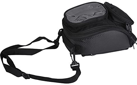 BOROCO Tankrucksack Motorrad,Schwarzer Universal-Motorrad-Motorrad-Fahrrad-starker magnetischer wasserdichter Öl-Kraftstoff-Tankrucksack,Motorcycle Accessories