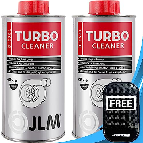 4TRESS JLM 2 x 500ml Diesel & Bio Engines Turbo Cleaner Fuel Additive Restores Engine Power Non Slip Car Dash Mat (4t-2x-J02380)