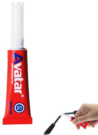 Colle de réparation pour canne à pêche - Colle liquide imperméable de 0,1 once - Colle à pointe de canne à pêche à forte adhérence et imperméable