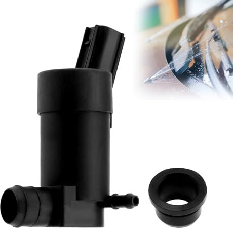 Raheem 1S7117K624DC Windscreen Windshield Washer Pump Replacement Part Fit for Jaguar XF 2008-2018 Compatible with Ford Transit Custom 2012-2018,MK3 2010-2020, Ford Focus 2013 Windscreen Washer Pump