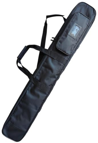 112 cm svärdväska, svart Oxford-tyg vattentät svärdväska, rymmer 2 svärd, förstorad väska, bärbar fäktningsryggsäck, samurai-svärd, kampsportsvärd, tai chi-svärd