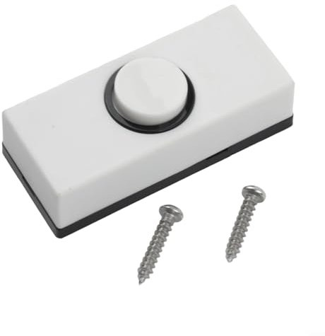 Modern Approach to for TRADITIONAL Chimes with This Stylish Plastic Doorbell Push Button