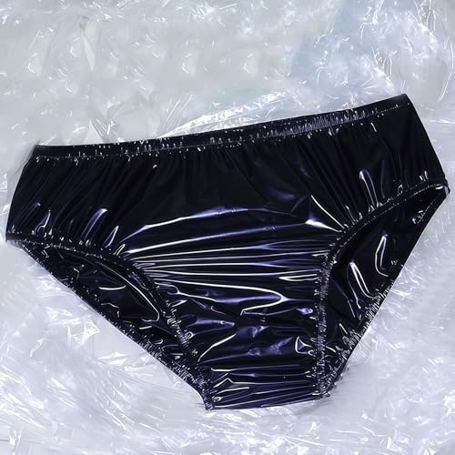 Adult Incontinence Pants, Ultra-Thin Comfortable PVC Stretch Pants, Plastic Pants for Adult Diapers,Plastic Panties,Opaque Soft and Smooth Low-Rise (Men, M)