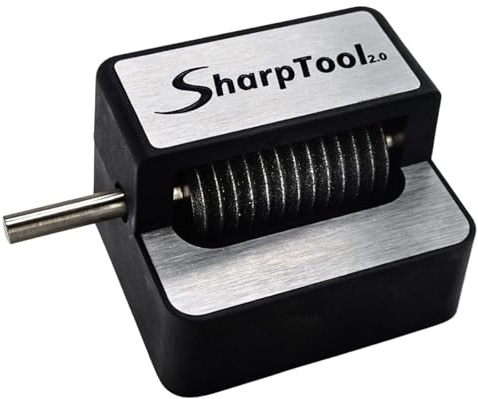 SharpTool 2.0 Afilador para Hojas de Sierra Multitool – Afilador de Precisión para Taladro para Afilar Hojas de Inmersión BIM, HCS y HSS, Accesorio para Herramienta Multifunción