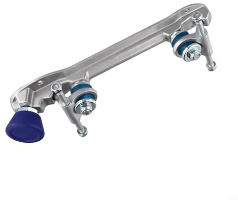 Honseadek 1pair Roller Plate Aluminum Platesm Skating Skate Alloyquad Wheel Truck (blue)