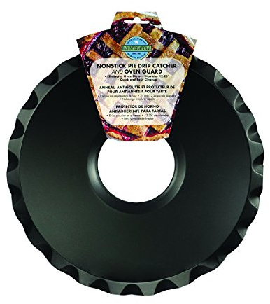 R&M International Non-Stick 12.25 Pie Drip Catcher and Oven Guard