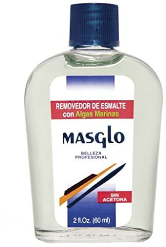 Masglo Removedor de esmalte de uñas tradicional con Algas Marinas 60 mL - Sin acetona