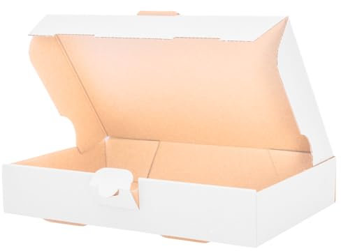 verpacking 100 Maxibriefkartons Maxibrief MB Weiß - 240 x 160 x 45 mm - Versand Post Faltschachtel Versandschachtel Büchersendung - optimal geeignet für den Versand (Innenmaß 230 x 155 x 41 mm)