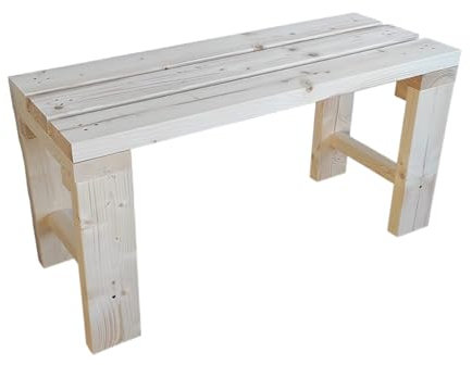 TOTAL WOOD 2012 Panchina Panca panchetta Esterno Interno in Legno 100x38.5x50h Anche su Misura