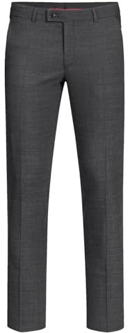 Greiff Corporate Wear Modern with 37.5 Herren Hose Regular Fit Schwarz Pinpoint Modell 1326 Größe 56