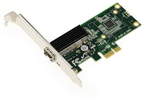 KALEA-INFORMATIQUE PCIe x1 Controller-Karte 1G Gigabit LAN Ethernet SFP-Netzwerk mit Intel WGI210AS Chipsatz - AVB Audio Video Bridging Support.
