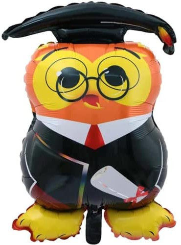 DIWULI Eule Absolventen Ballon - Abschluss Uni Geburtstag