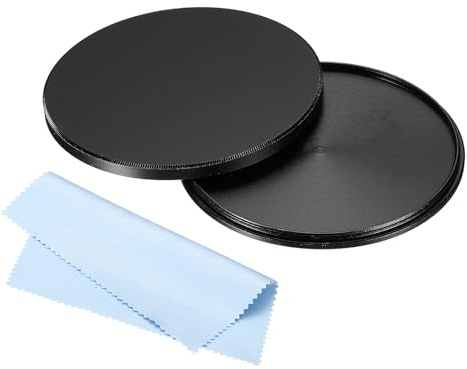 PATIKIL 72mm Tappo Obiettivo, Copriobiettivo Universale in Metallo per Filtro Obiettivo con Custodia Protettiva Anteriore Panno per Pulizia Fotocamera