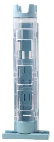 Psdndeww Caja de pesca, soporte de inserción para cañas de pescar, dispositivo de inserción vertical, accesorios de caja de pesca