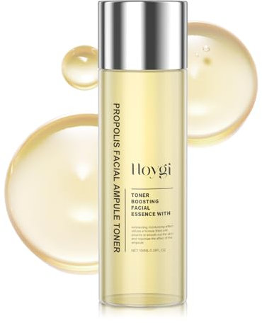 Tonique au Miel à l'Extrait de Propolis & Acide Hyaluronique, Céramides NP | Sérum Éclat Coréen | Anti-Âge, Texture Peau Affinée | Tous Types de Peau (100ml)