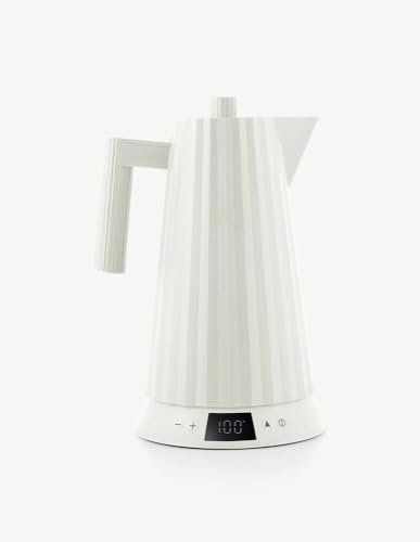 Alessi Plisse Wasserkocher wei? mit Temperaturregelung (MDL21 W)