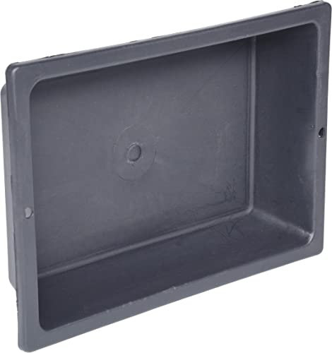 Bac Ã€ Mortier Béton En Plastique Noir - Auge De Maçon Sans Poignée - 3L - 310x210x70 - Outillage Maçonnerie/Chantier/Btiment Pratique Et Facile D'Utilisation - KS TOOLS 140.0043