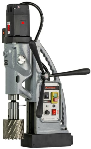 Euroboor ECO.100S+/T EU2 Perceuse Magnétique - Forets Circulaires 100 mm - Tension d'Alimentation 220-240 Volt, Fréq. 50-60 Hertz - Connecteur EU - Rotation Bidirectionnelle