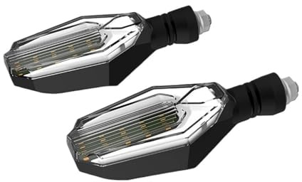 Frecce Led Indicatori Direzione 2 Pezzi Universali LED Indicatori Di Direzione Per Moto Luci Lampadine Lampeggiatore IPX6 Lampeggiante Segnali Ambra Indicatore Diurno Per Moto