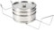 Olla para Cuscús para Alimentos, 20 × 20 × 17, Apilable, 3 Niveles, Juego de Ollas de Cocina de Acero Inoxidable, Accesorios para Ollas a Presión para Cocinar Alimentos
