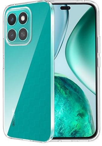 FDHYFGDY Funda para Honor X8c, Funda Transparente a Prueba de Golpes de TPU para teléfono móvil, Funda de Silicona Suave y Delgada