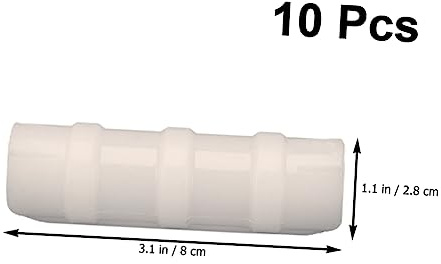 BESTonZON 10 piezas Abrazaderas Abs para Invernadero Clips de Sujeción para Tubos Alta Elasticidad y Resistencia UV Accesorios Jardín