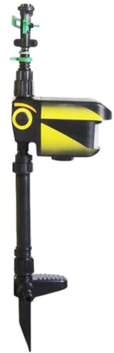 Pulverizador para gatos, dispositivo automático de agua, repelentes de detector de movimiento de energía solar, sistema de defensa de césped al aire libre, herramienta de control ABS duradera para