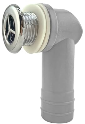 Ctyjia 1 Pièce Tête de Trop-Plein D'évier, 29x29mm Interface Ronde, Accessoires Remplacement Éviers en Céramique pour Ouverture de 21-23mm