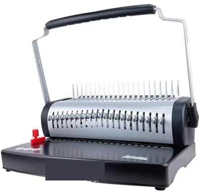 Machine à relier, Machine à relier en spirale manuelle Machine à relier les livres 21 trous Reliure 380 feuilles Perforatrice avec dos de reliure à spirale réglable