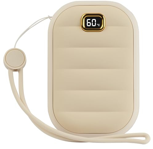 Ardes AR080 - Calentador de Manos eléctrico portátil, Recargable Powerbank 4000 mAh, USB Reutilizable, Calentador, 4 Niveles de Calor, Calentador de Manos de Bolsillo