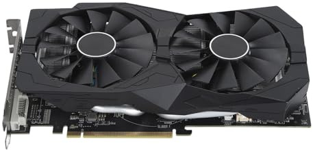 VBESTLIFE 8GB Grafikkort, GDDR5 256Bit GPU, 7000MHz PCIE 3.0 X16 Gaming Video Card, Desktop Dator Grafikkort med 1 HDMI, 3 DP, 1 DVI-portar