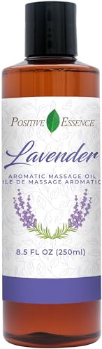 Lavender Massage Oil with Jojoba & Sweet Almond Oil, 250 mL