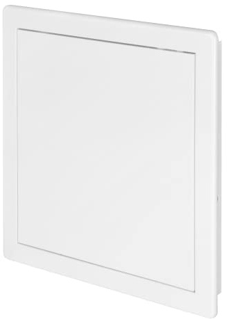 AWENTA DT21 250 x 250 mm ABS-inspektionsklaff för ventilationssystem, rökrör, vattenmätare – plastinspektionsdörr – vit revisionsdörr
